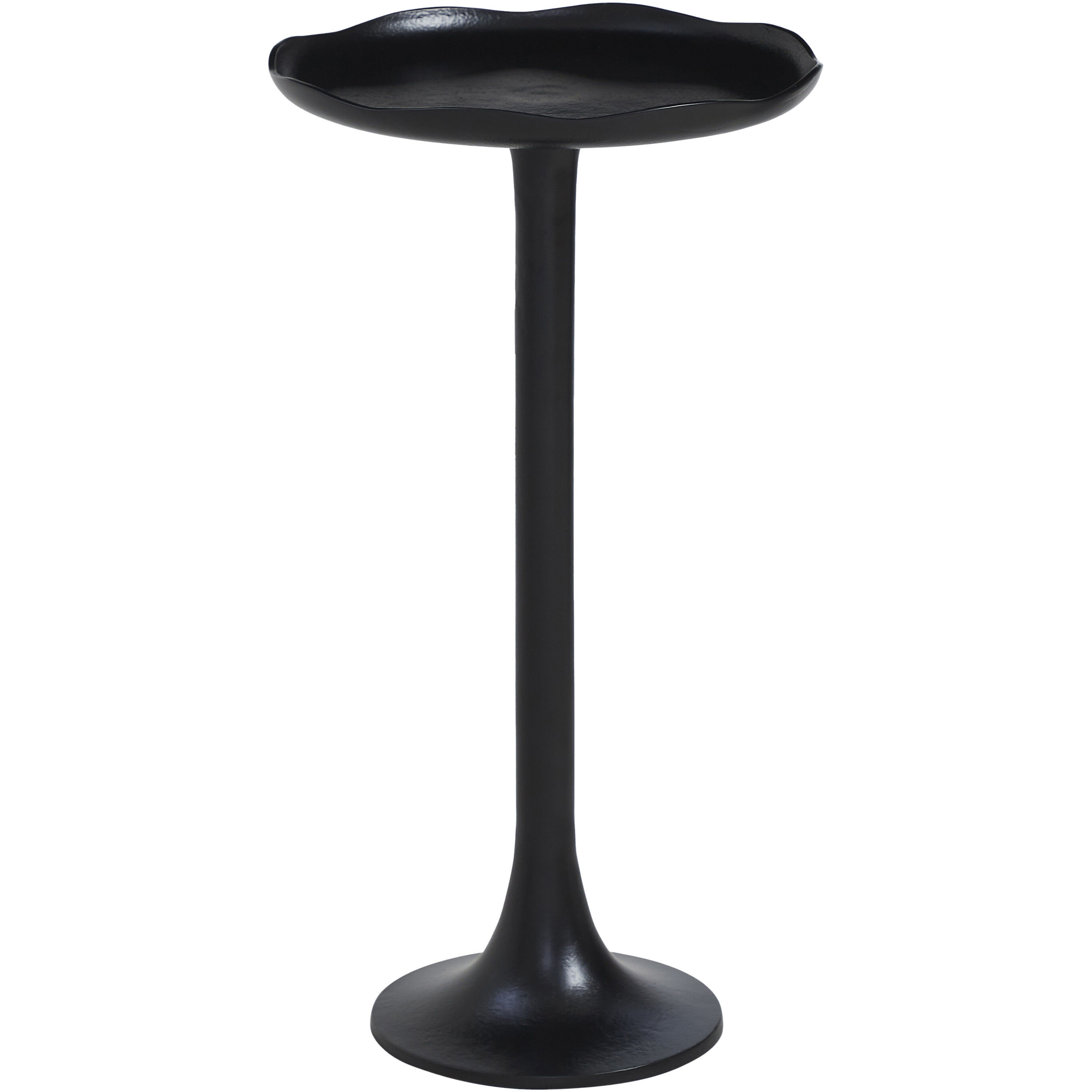 Fiora 22 X 12 inch Matte Black Side Table