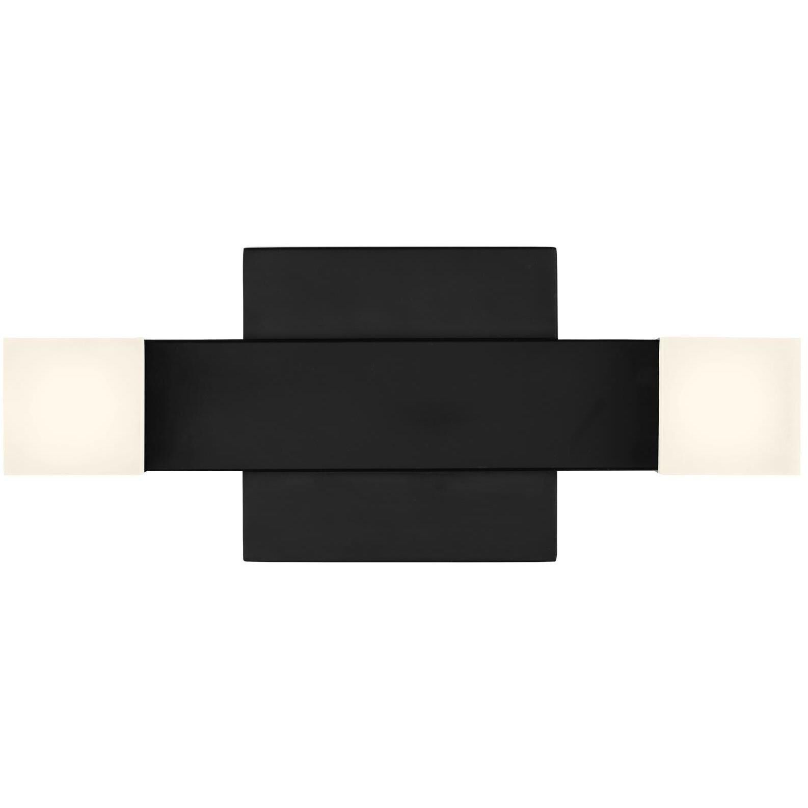 Drew & Jonathan Scott Brander LED 11.38 inch Midnight Black Vanity Light Wall Light