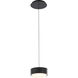 Ohm LED 5.5 inch Black Pendant Ceiling Light, dweLED