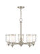 Middlebush 5 Light 25 inch Brushed Nickel Chandelier Ceiling Light