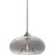 Bana 1 Light Satin Nickel Stem Pendant Ceiling Light