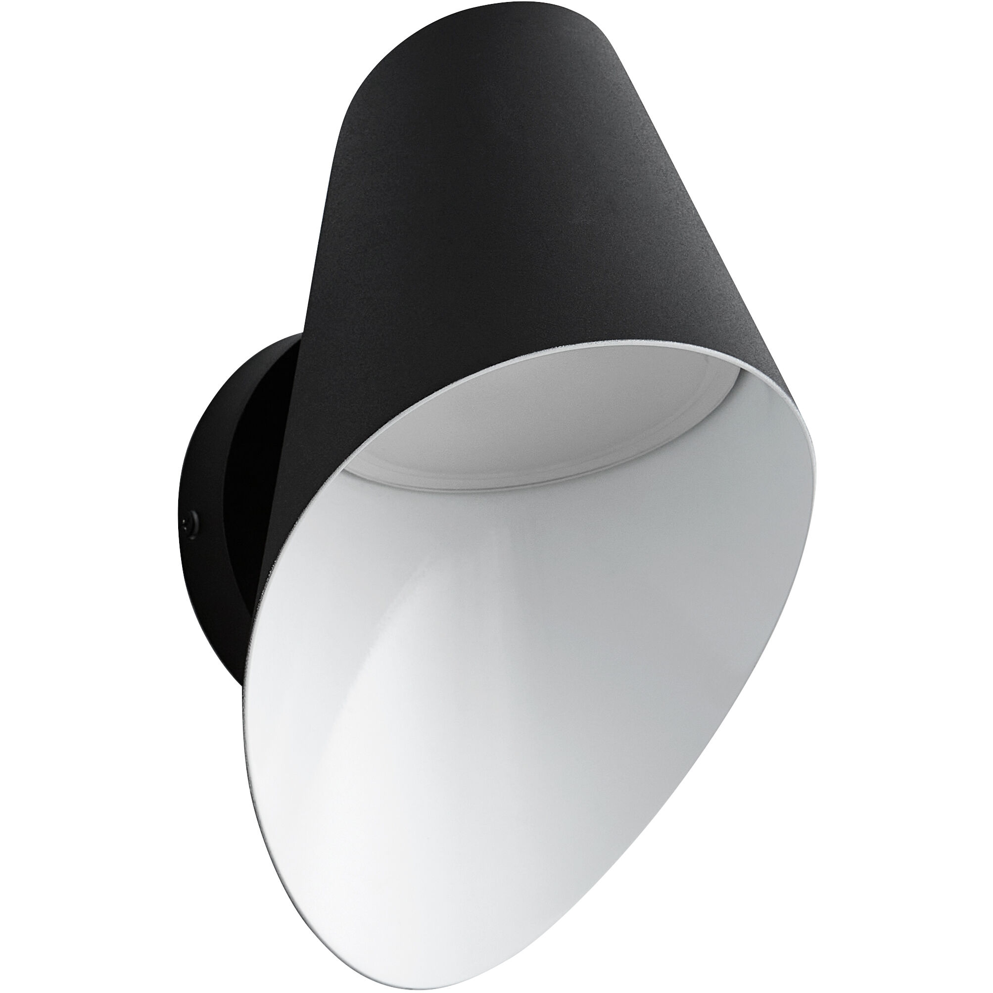 Lottie LED 10.25 inch Black Outdoor Sconce