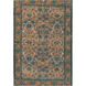 Shadi 90 X 60 inch Neutral and Blue Area Rug, Jute, Cotton, and Polyester