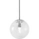 Palla 1 Light 9.5 inch Satin Nickel Pendant Ceiling Light in 9 in