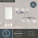 Wilmette 3 Light 24 inch Chrome Bathroom Light Wall Light