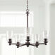 Myles 5 Light 27 inch Bronze Chandelier Ceiling Light