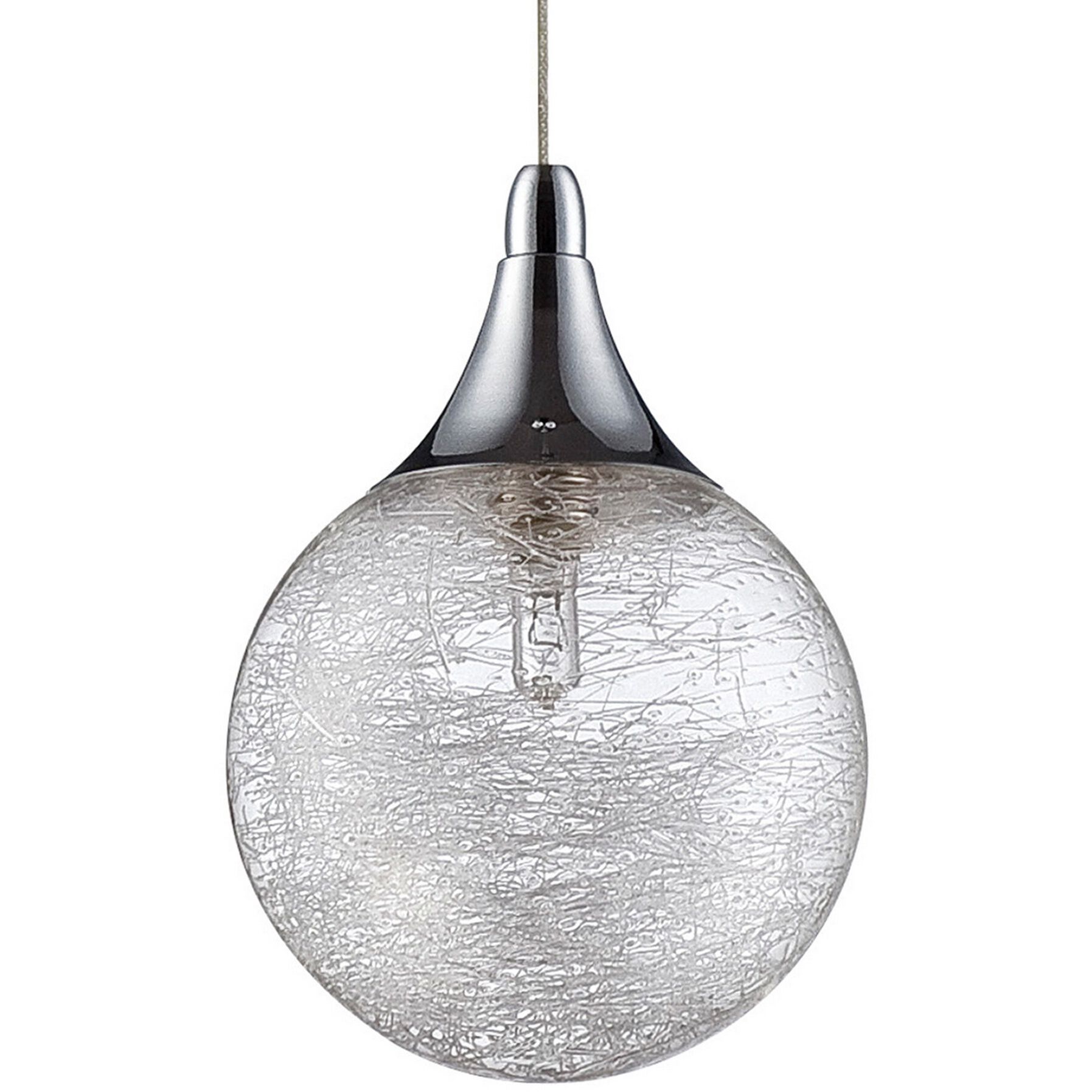 Fybra 5 Light 34 inch Chrome Pendant Ceiling Light