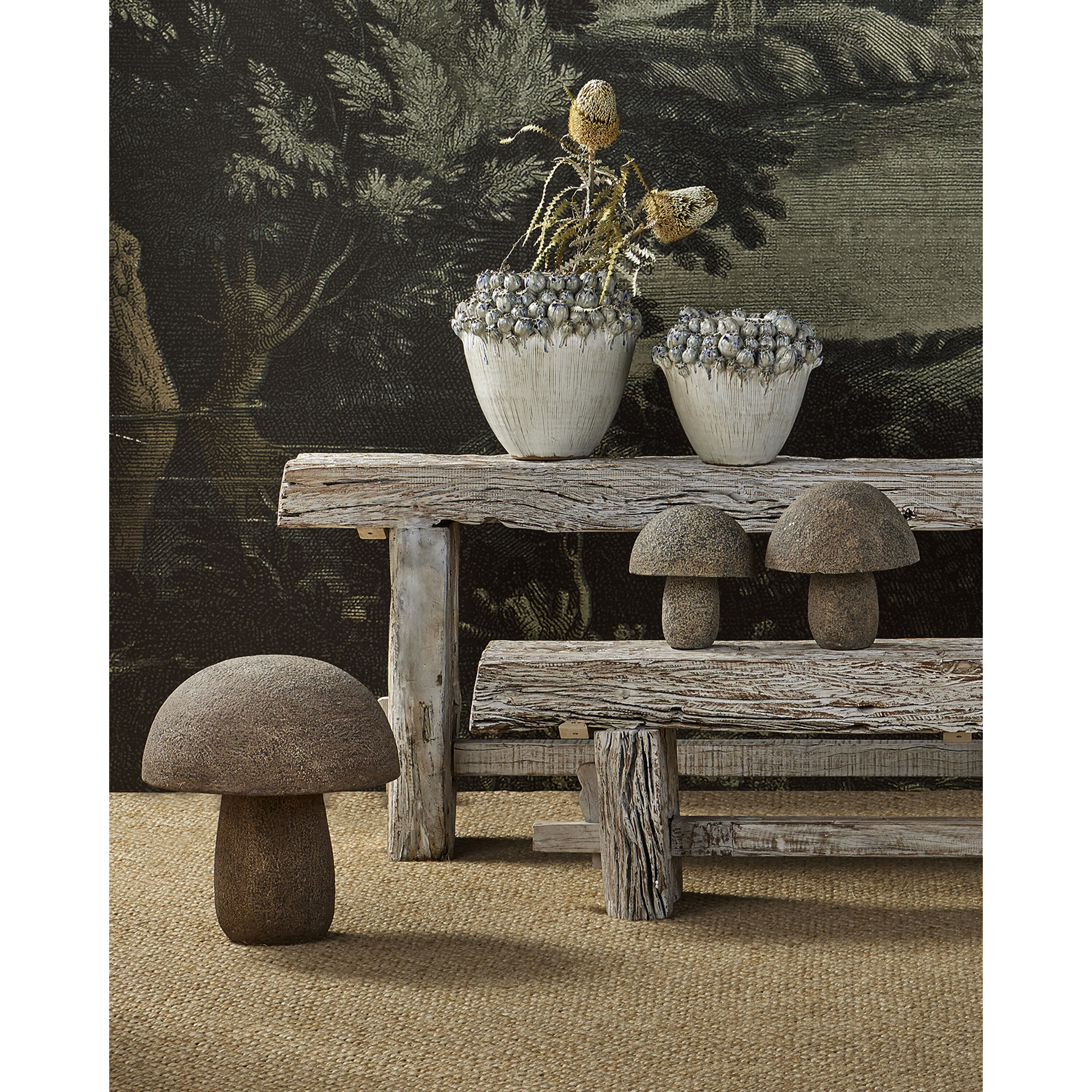 Poppy Pod Crown 15 X 14.75 inch Vase, Large