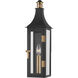 Wes 1 Light 5.5 inch Patina Brass/Textured Black Wall Sconce Wall Light