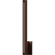 Stripe LED 24 inch Textured Bronze Indoor-Outdoor Sconce