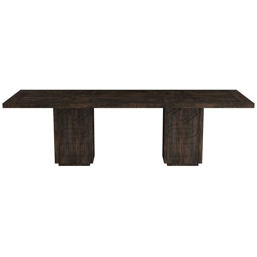 Vargueno 84 X 31 inch Burnt Dining Table