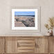 Dunes and Sea Blue and Beige and Brown Framed Art, Propac