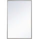 Monet 28 X 28 inch Sliver Wall Mirror in Silver