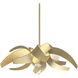 Corona 4 Light 18.25 inch Modern Brass Dining Pendant Ceiling Light, Small