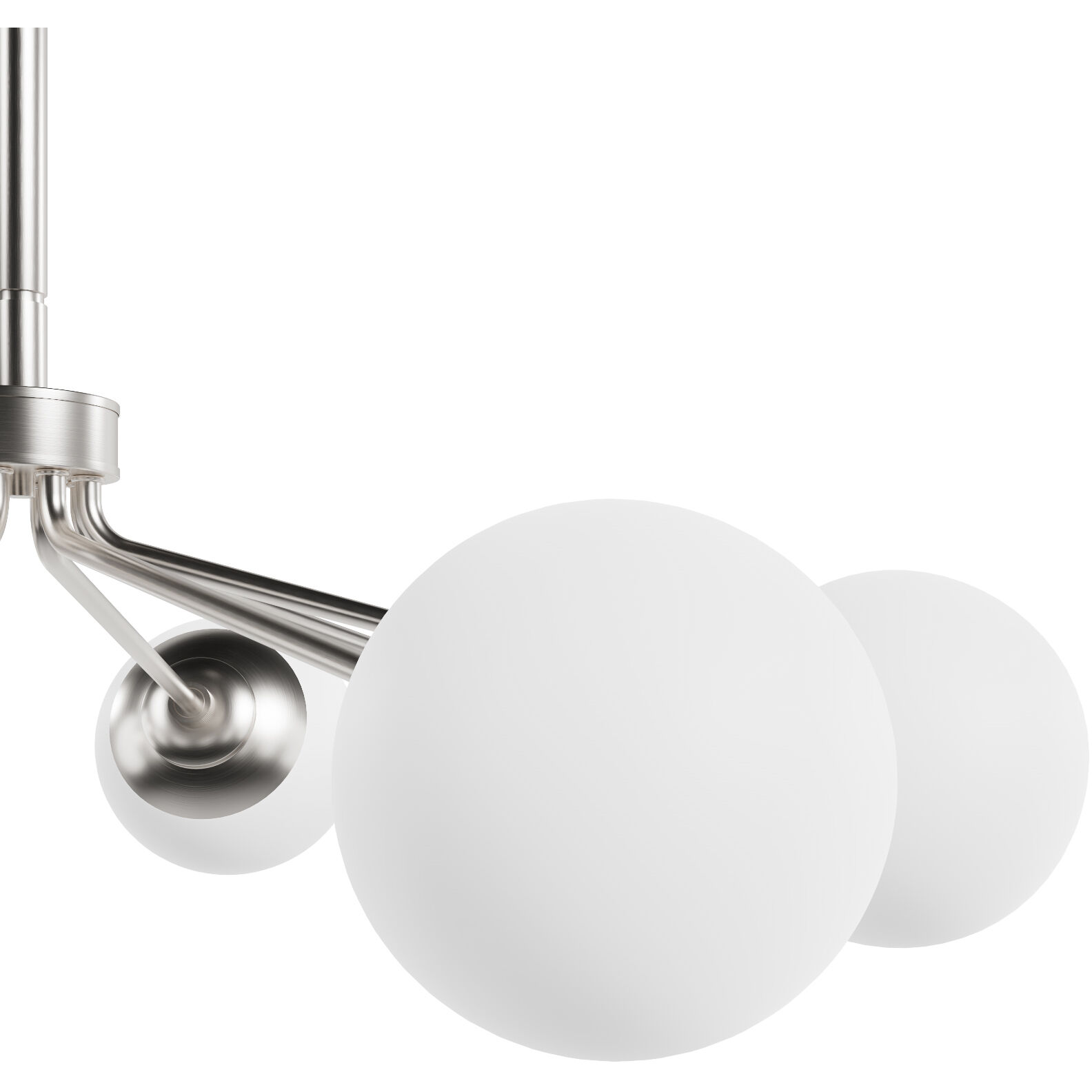 Hepburn 8 Light 40 inch Brushed Nickel Chandelier Ceiling Light, Extra Large