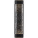 Moondew LED 24.13 inch Black Exterior Wall Sconce