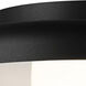 Creston LED 11.88 inch Matte Black Flush Mount Ceiling Light