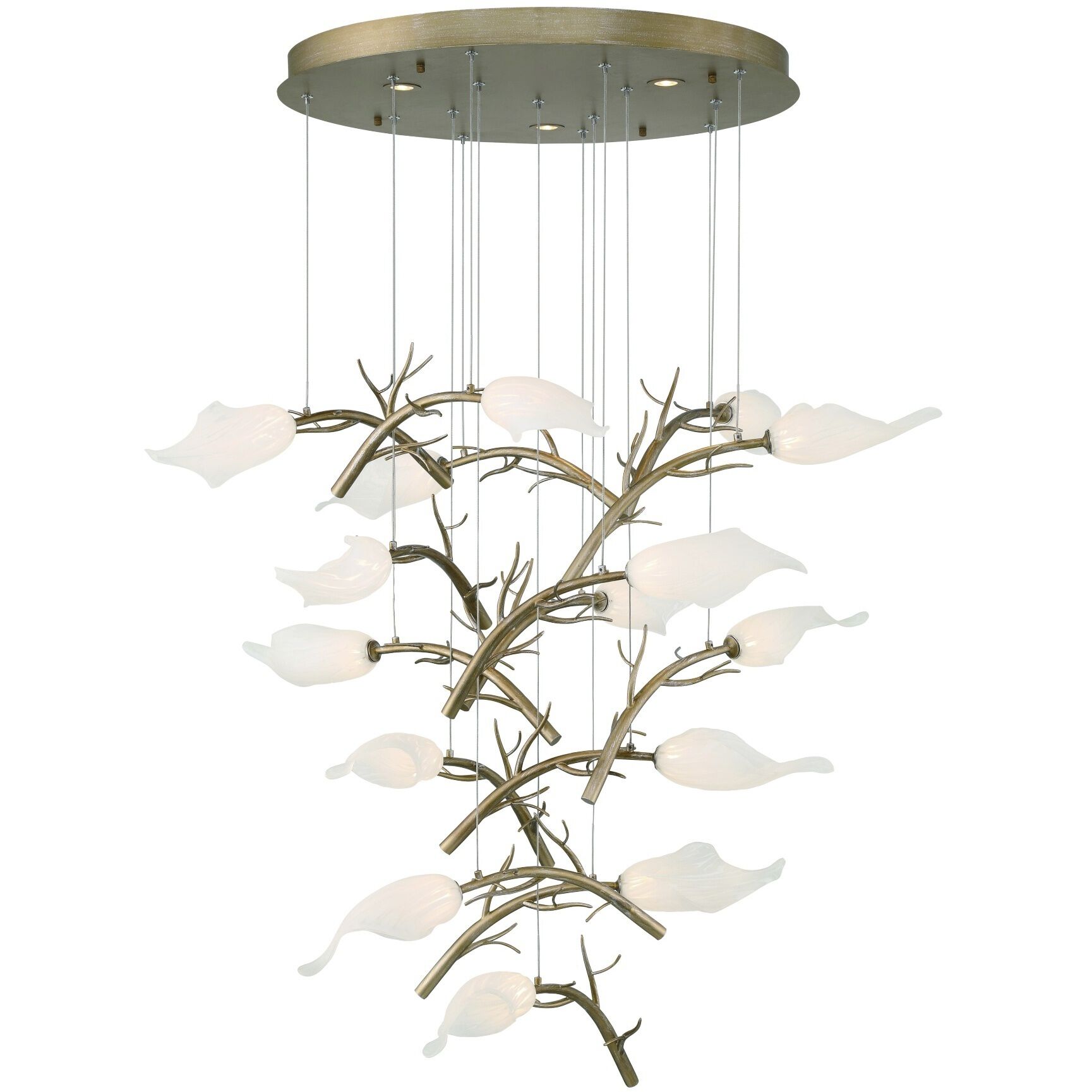 Matera 15 Light 27.5 inch Gold Chandelier Ceiling Light