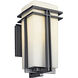 Tremillo 1 Light 14 inch Black Outdoor Wall, Medium