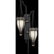 Mirage 2 Light 17.25 inch Black Sconce Wall Light