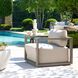 Remsen Weathered Gray and Nuance Dove Outdoor Lounge Chair