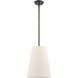 Prato 1 Light 11 inch Bronze Pendant Ceiling Light