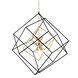 Roundout 12 Light 34 inch Aged Brass Pendant Ceiling Light
