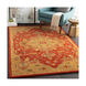 Caesar 120 X 96 inch Rust/Tan/Camel/Medium Gray Rugs, Wool