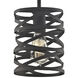 Vorticy 1 Light 6 inch Oil Rubbed Bronze Mini Pendant Ceiling Light