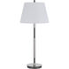 Ciudad 30 inch 100.00 watt Chrome and Silver Grey Table Lamp Portable Light in Chrome / Silver Grey