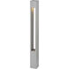Atlantis 12v 4.00 watt Titanium Landscape Path Bollard, Square