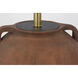 Amber Lewis Mason 26 inch 15 watt Natural Terracotta Table Lamp Portable Light