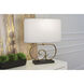 Chloe 22.75 inch 150 watt Warm Brass Table Lamp Portable Light