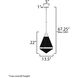 Hargreaves 1 Light 13.5 inch Polished Nickel Single Pendant Ceiling Light