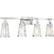 Albany 4 Light 32 inch Polished Chrome Bathroom Vanity Light Wall Light