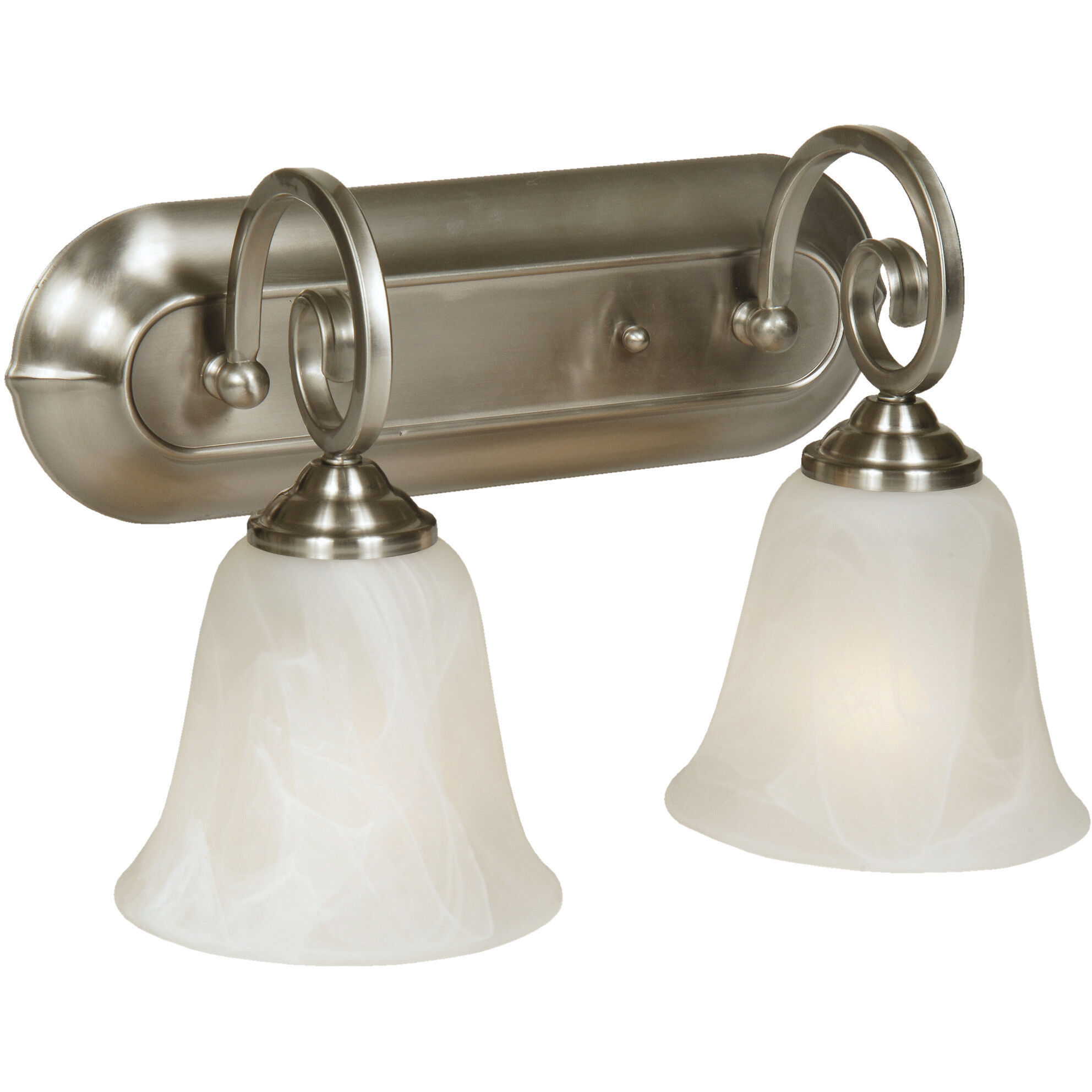 Cecilia 2 Light 14 inch Brushed Polished Nickel Vanity Light Wall Light