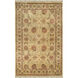 Taj Mahal 66 X 42 inch Tan, Dark Brown, Camel, Dark Green Rug