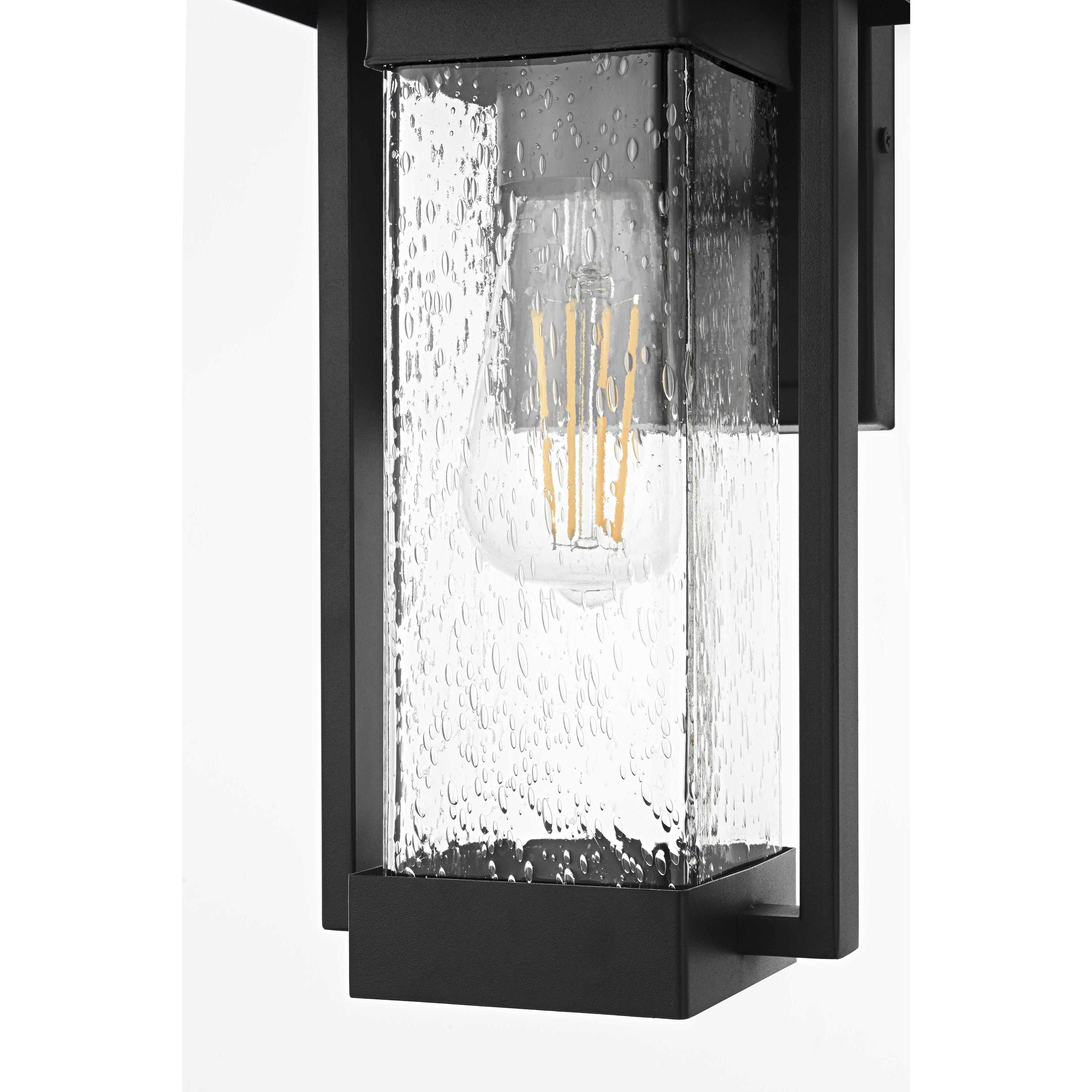 Tilton 1 Light 12 inch Black Outdoor Wall Sconce
