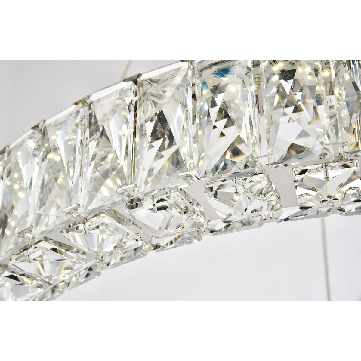 Monroe LED 23.6 inch Chrome Chandelier Ceiling Light