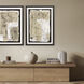 Balancing Act White and Black and Metallic and Beige Framed Art, The Studio