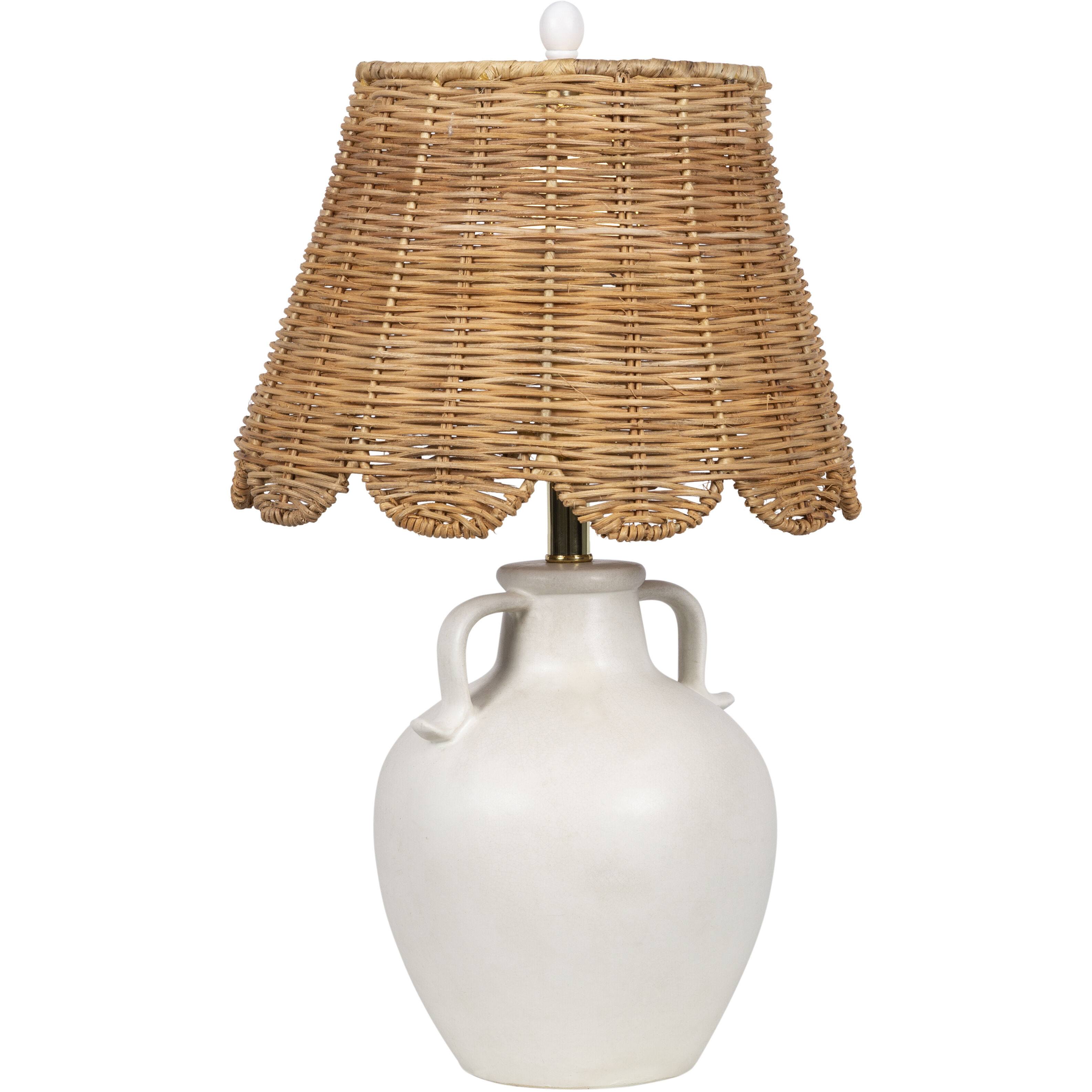 Galloway 24 inch 9 watt White Table Lamp Portable Light