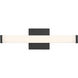 Maxx 18 inch Matte Black Bath Vanity Light Wall Light