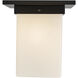 Mineral 1 Light 7.88 inch Urban Bronze and Matte Opal Glass Flush Mount Ceiling Light in Opal Glass Shade
