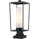 Sheridan 1 Light 24.75 inch Black Outdoor Pier Mounted Fixture