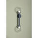 Sia 2 Light 6.5 inch Slate Blue Wall Sconce Wall Light
