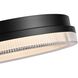 Ari LED 15.8 inch Black Flush Mount Ceiling Light