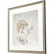 Delicate Beauty Gray and Beige and Green and Neutral Framed Art