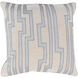 Velocity 18 inch Pale Blue, Ivory Pillow Kit