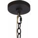 Creighton 3 Light 35 inch Vintage Brass Chandelier Ceiling Light