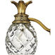 Plantation 3 Light 21 inch Burnished Brass Vanity Light Wall Light